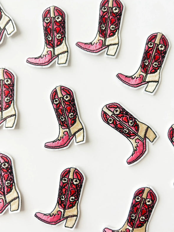 Cowgirl Boot Patch Patch