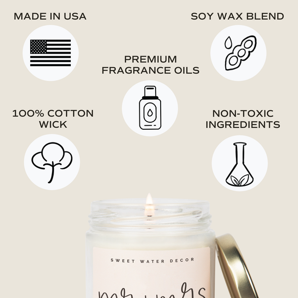 Mr. & Mrs. 9 oz Soy Candle - Home Decor & Gifts