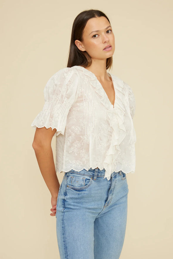 Celeste Ruffle Top