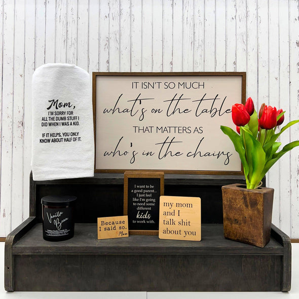 Mom I'm Sorry For All The Dumb Stuff Dish Towel