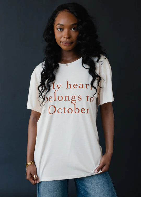 My Heart Belongs To October Tee