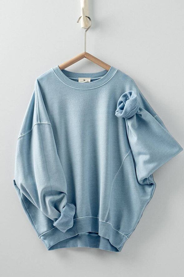 Comfort Washed  Crew Neck Sweatshirt