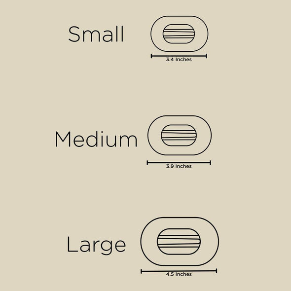 Flat Round Hair Clip | Small | Red Carpet Ready