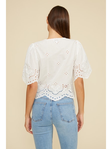 Loray Eyelet Top