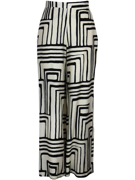 Rue Pant Geometric Print
