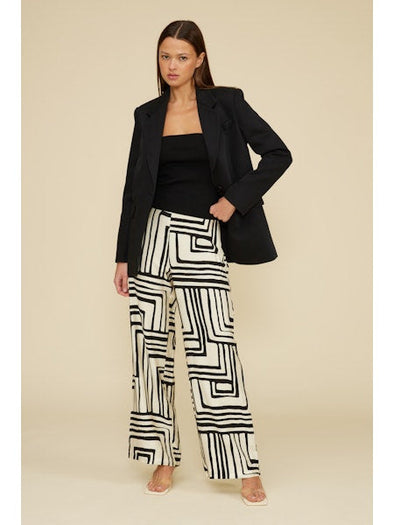 Rue Pant Geometric Print