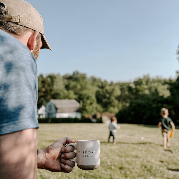 Best Dad Ever Stoneware Coffee Mug - Father's Day Gifts