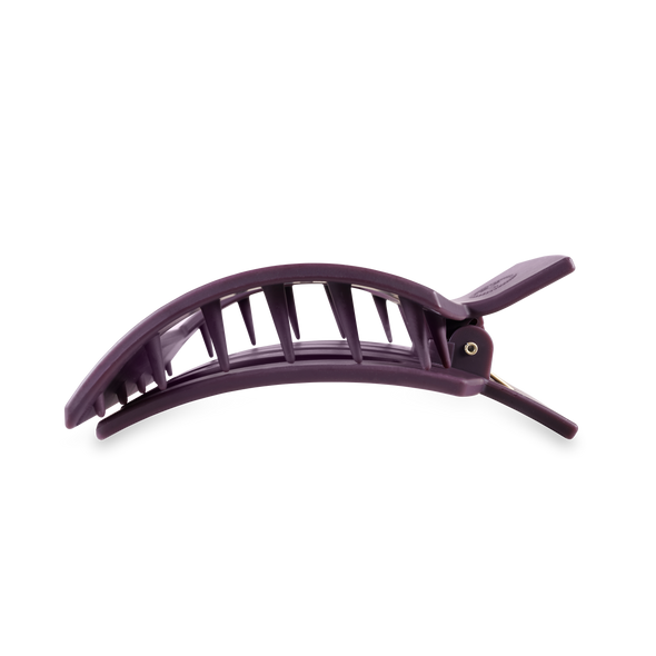 Square Flat Hair Clip | Large|  Burgundy Bliss