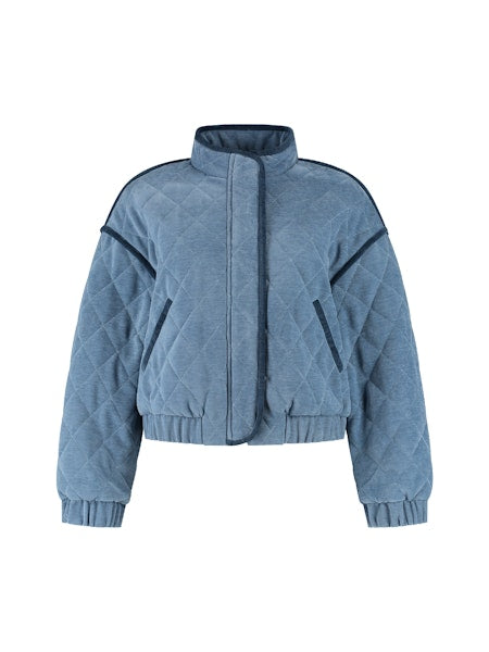 Jessie Velvet Blue Jacket