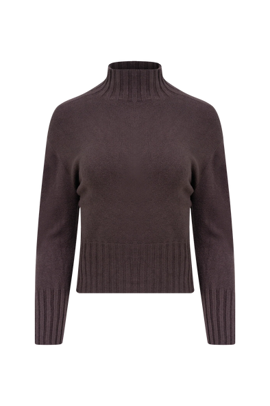 Astrid Knit Sweater in Brown
