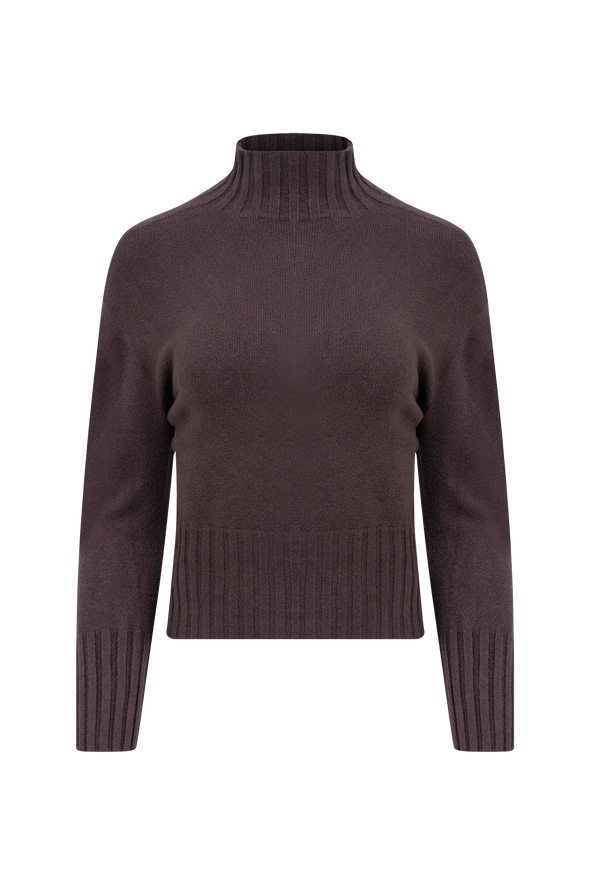 Astrid Knit Sweater in Brown