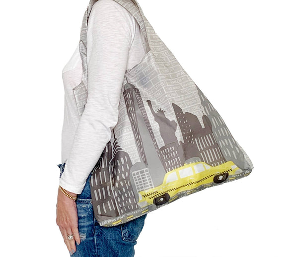 NYC blu Bag Reusable Shopper Tote