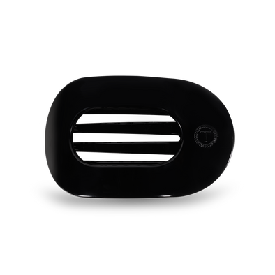 Round Flat Hair Clip | Med. | Jet Black