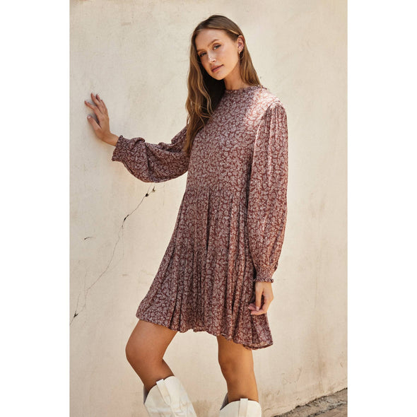 Dainty Paisley Swing Dress