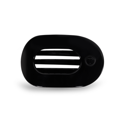 Round Flat Hair Clip | Small | Jet Black