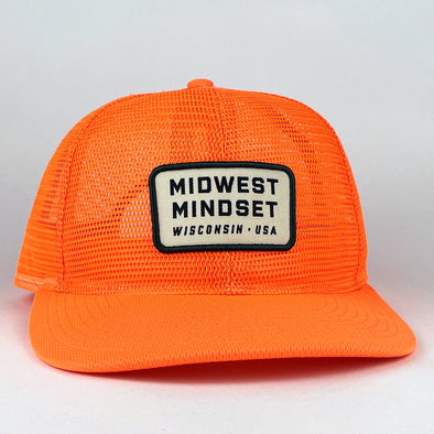 Midwest Mindset Seed Snapback - Blaze Orange