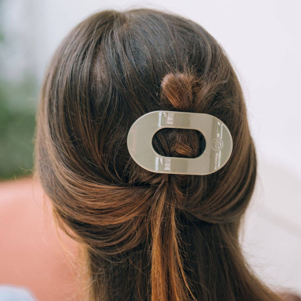 Flat Round Hair Clip | Small | Sage It Ain't So