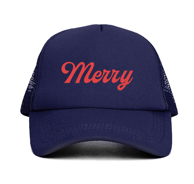 Navy Merry Trucker Hat