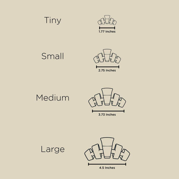 Classic Hair Clip | Large | Red Carpet Ready