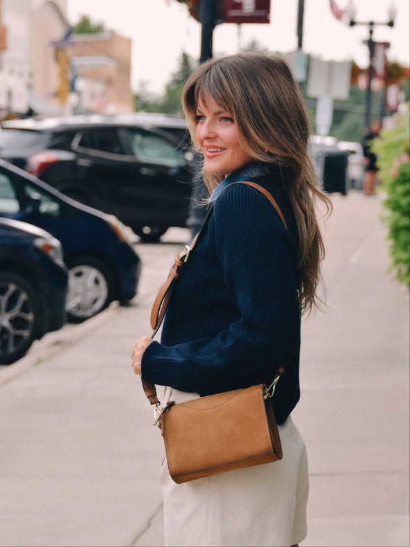 Dash Denim Collar Pullover