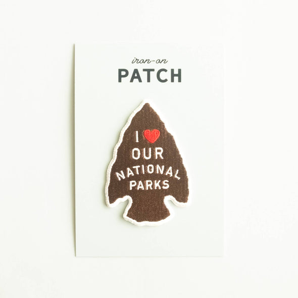 I Love Our National Parks Iron on Patch