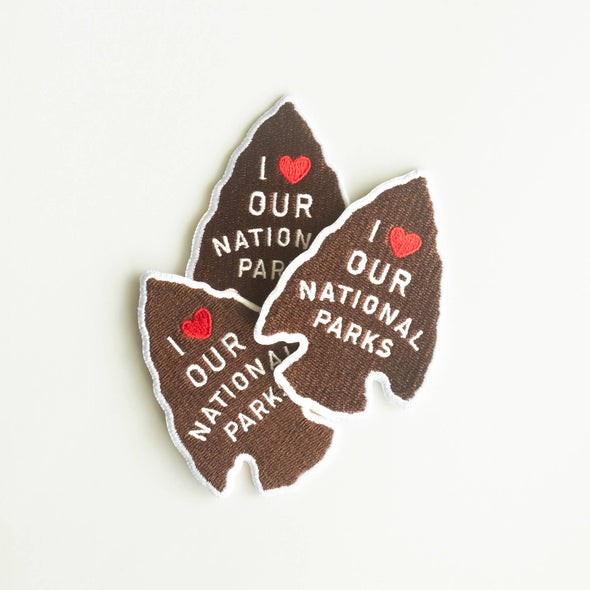 I Love Our National Parks Iron on Patch