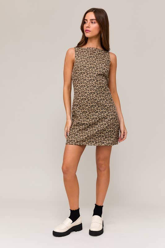 Leopard Mini Dress