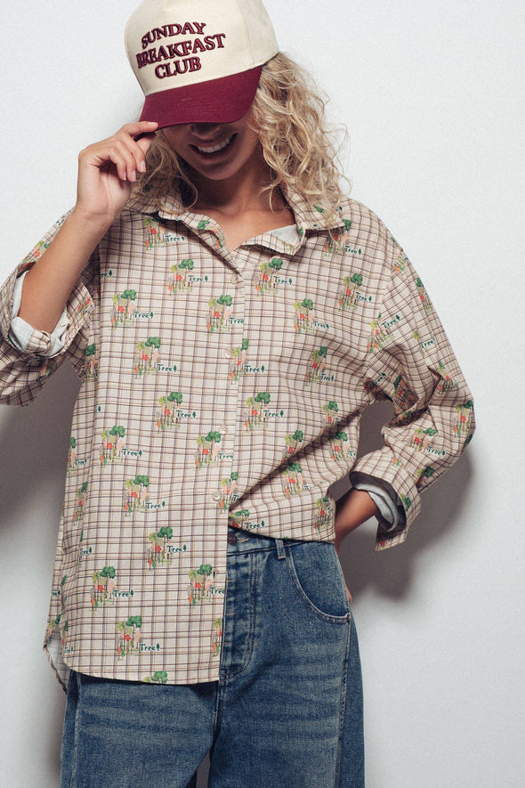 Sunday Breakfast Club Embroidered Trucker Hat