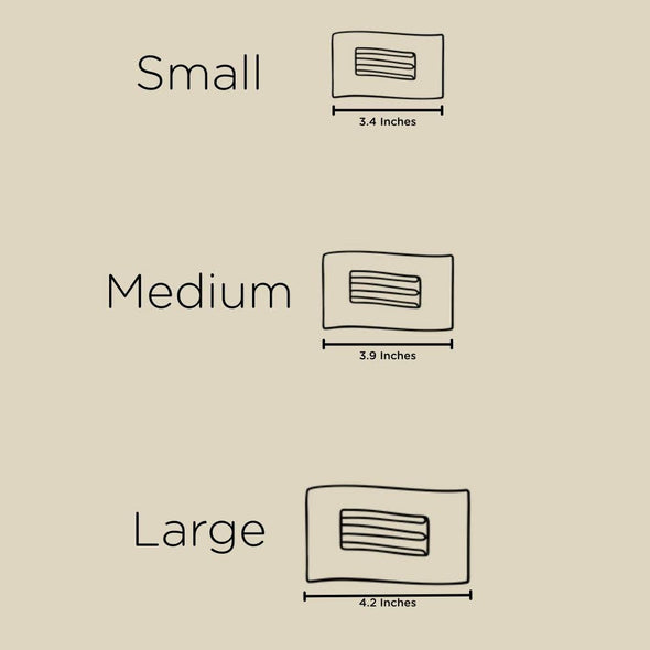 Flat Rectangle Hair Clip | Medium | Fir Real