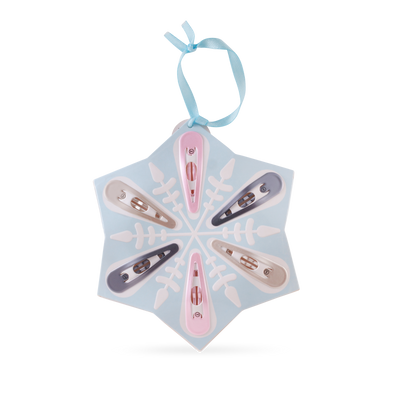 Snowflake Snap Clip Ornament Gift Set (6ct)
