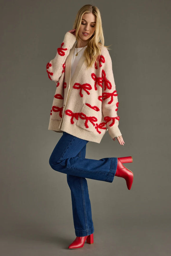 Bow Cardigan