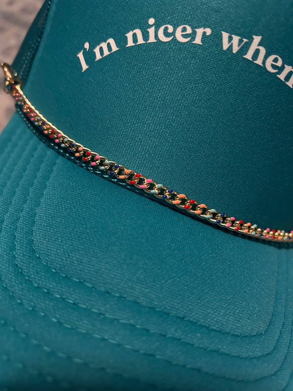 Color Dipped Trucker Chain
