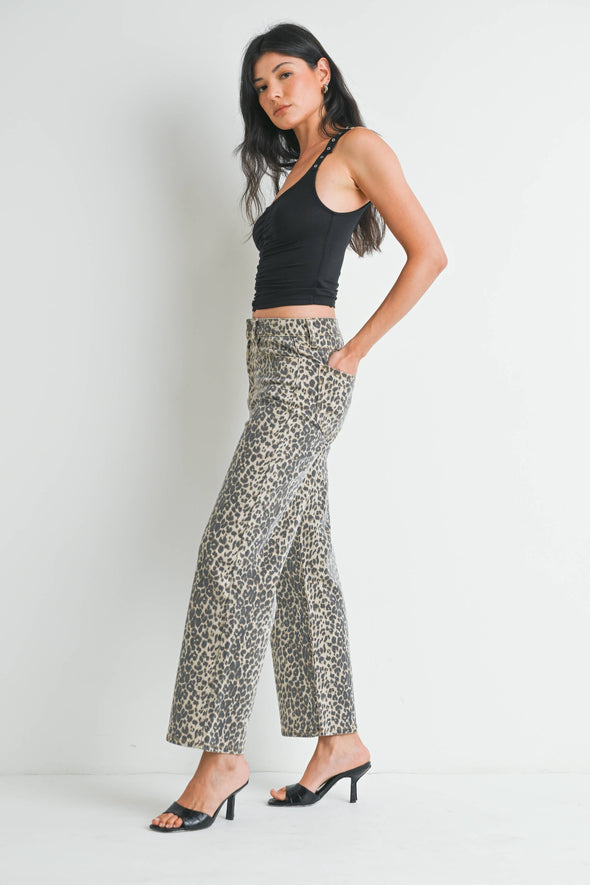 LEOPARD Vintage Straight