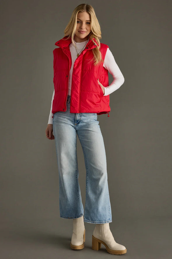 World Traveler Vest in Red