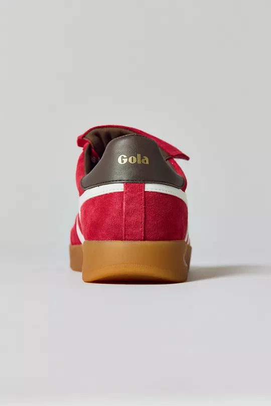 Gola Classics Women's Stadia '86 Sneakers Red/Off White/Dark Brown