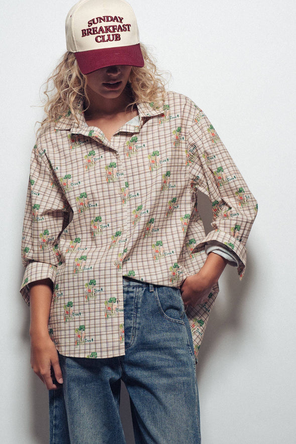 Sunday Breakfast Club Embroidered Trucker Hat