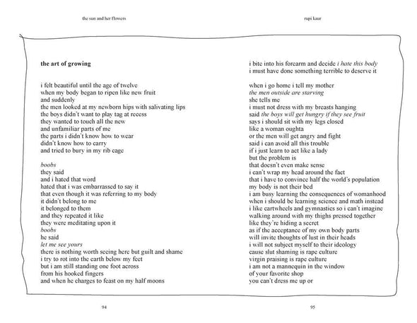 Sun and Her Flowers by Rupi  Kaur