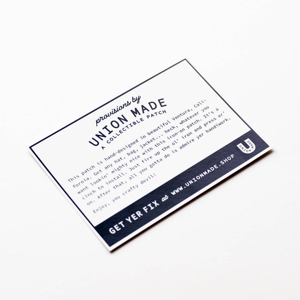 Take the Scenic Route Embroidered Iron on Patch