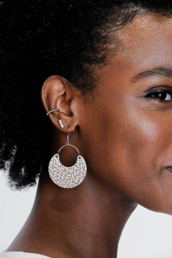 Hammered Silver Ninas