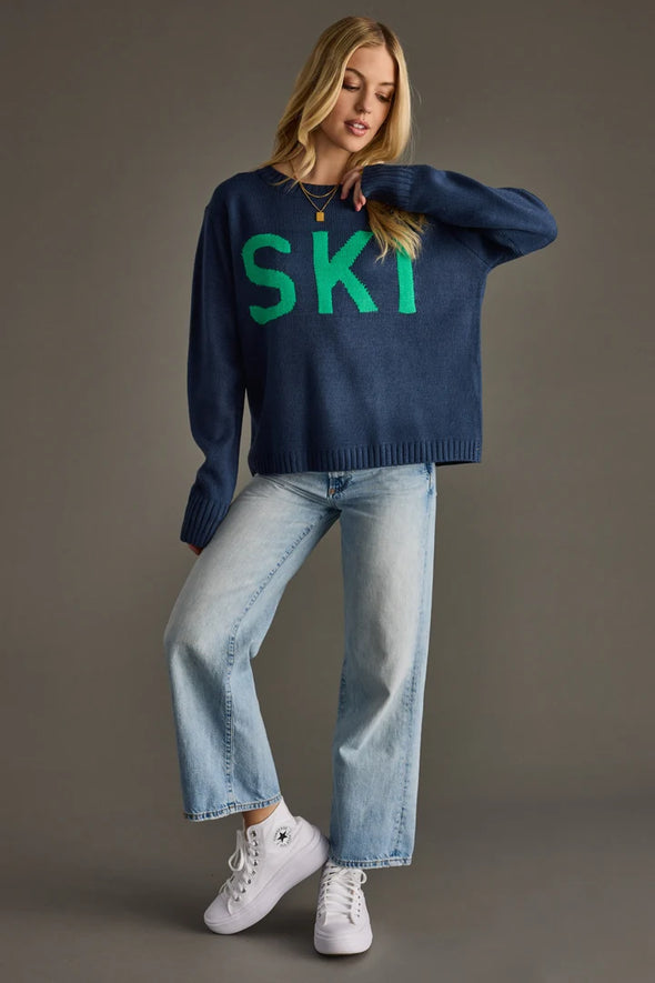 Ski Sweater in Navy