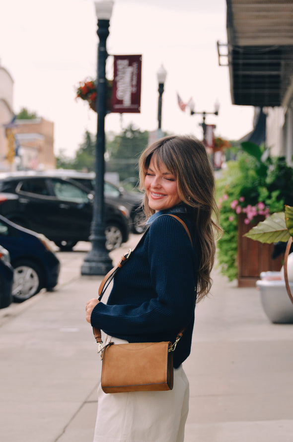 Dash Denim Collar Pullover