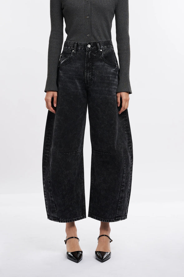 Katia Tailored Barrel Jean In Black