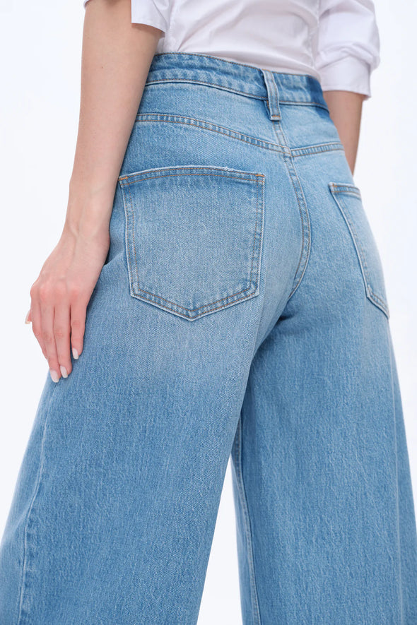 Daisy High Rise Barrel Leg Jeans