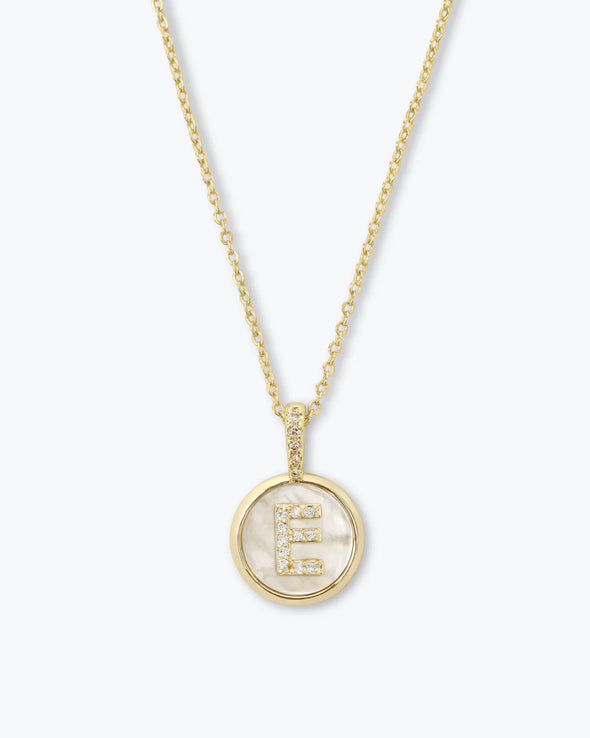 Baby Love Letters Medallion Necklace