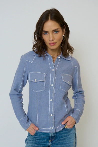Dash Western Sweater Button Up