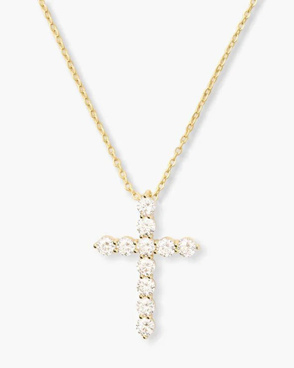 "Oh She Fancy" Small Cross Pendant