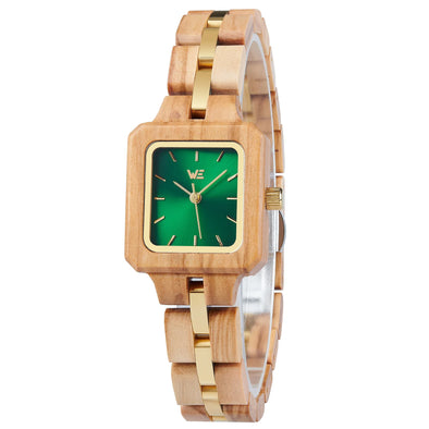 Handcrafted Wooden Watch in Kiwi