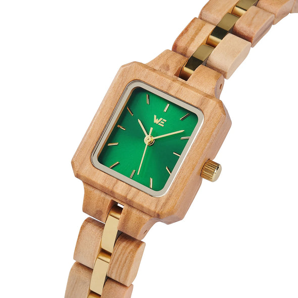 Handcrafted Wooden Watch in Kiwi