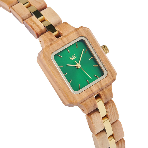 Handcrafted Wooden Watch in Kiwi