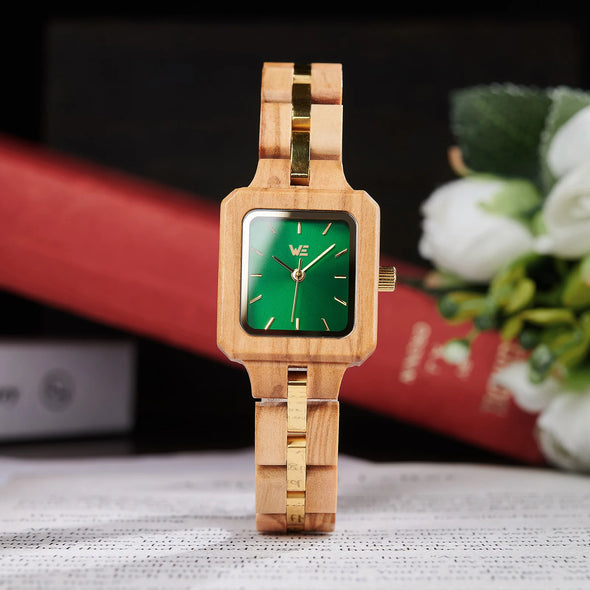 Handcrafted Wooden Watch in Kiwi